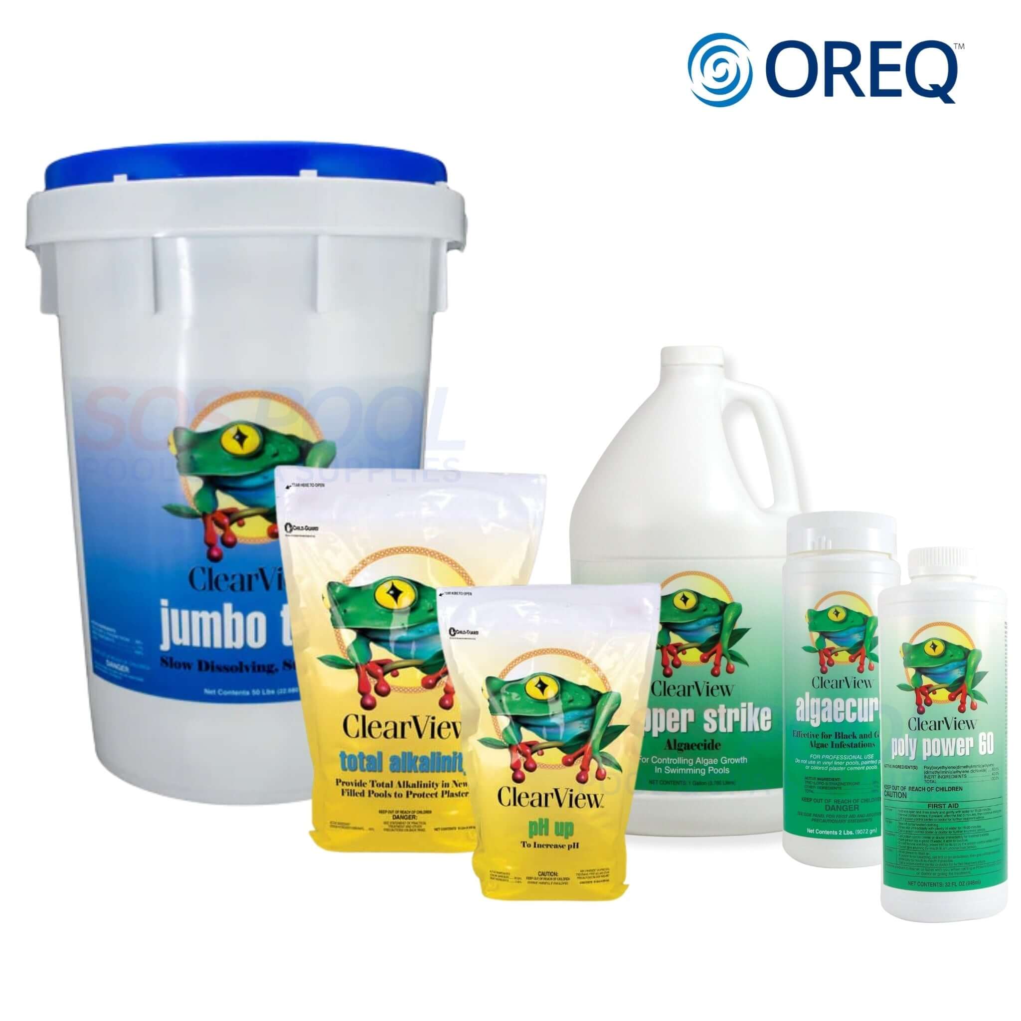 Oreq ClearView Pool Chemical Catalog
