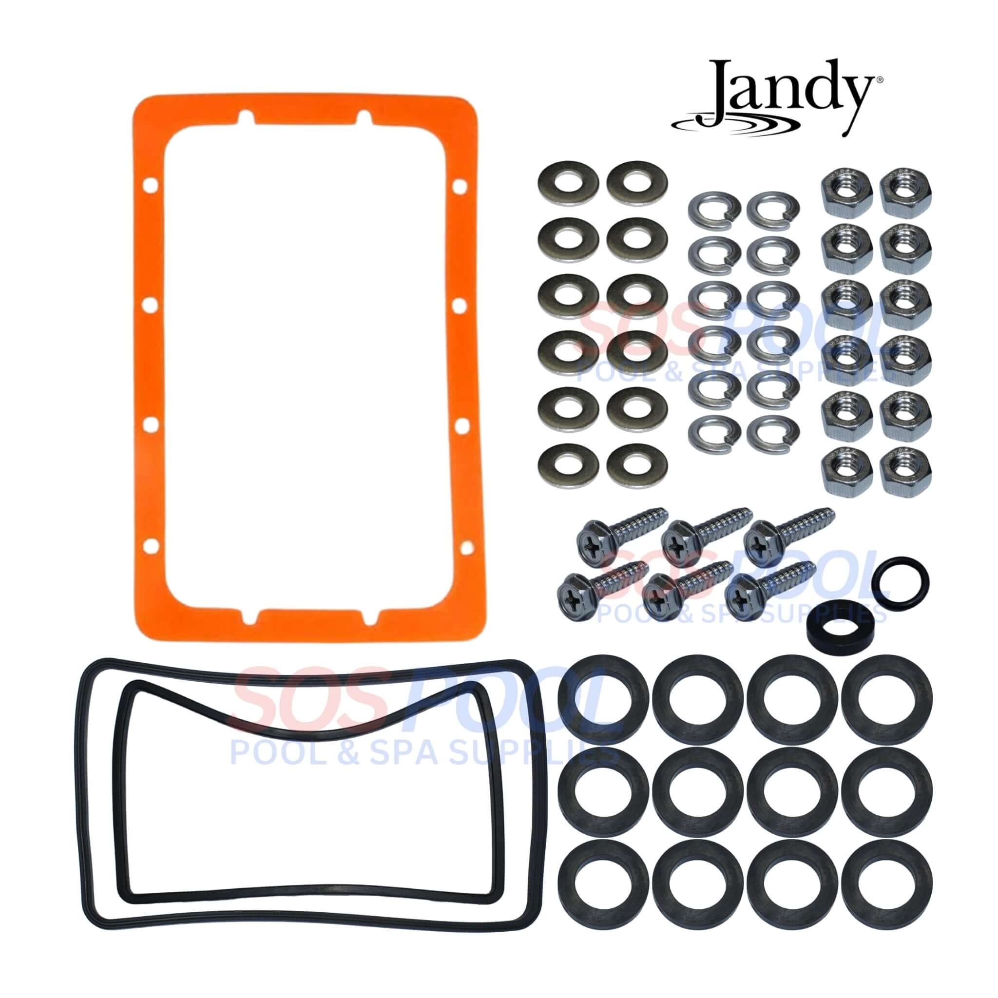 Jandy Gasket Seals and Hardware Kit For JXI Heater Manifold | R0589500