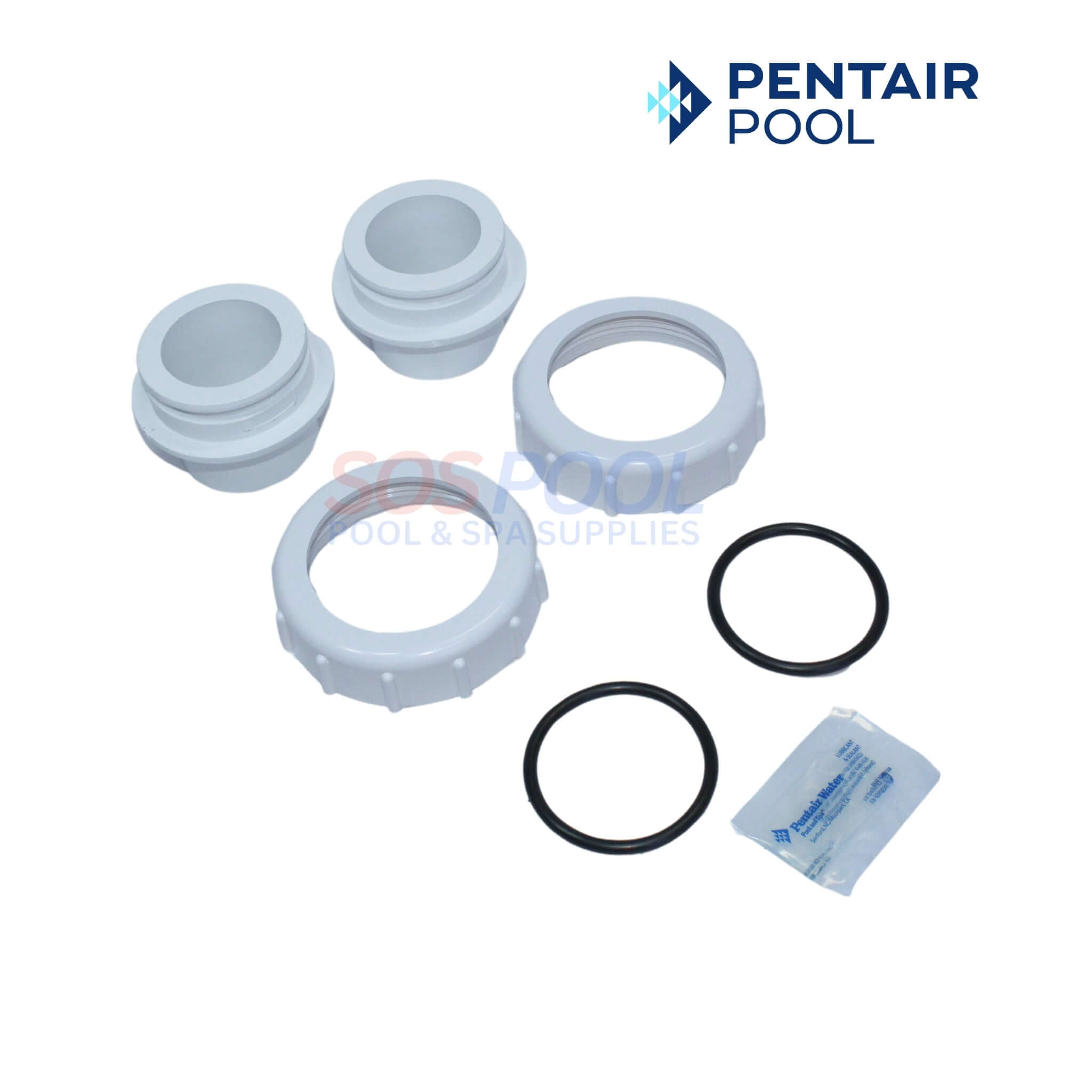 Pentair FNS Plus Filter Bulkhead Union Kit | 2 Inch Filter Slip Adapte