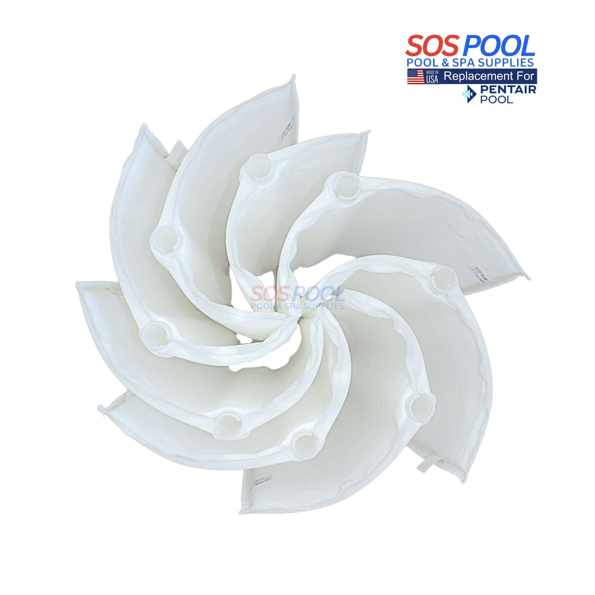 Pentair FNS 48 sq. ft DE Filter Unicel Replacement Grids | 7 Large & 1