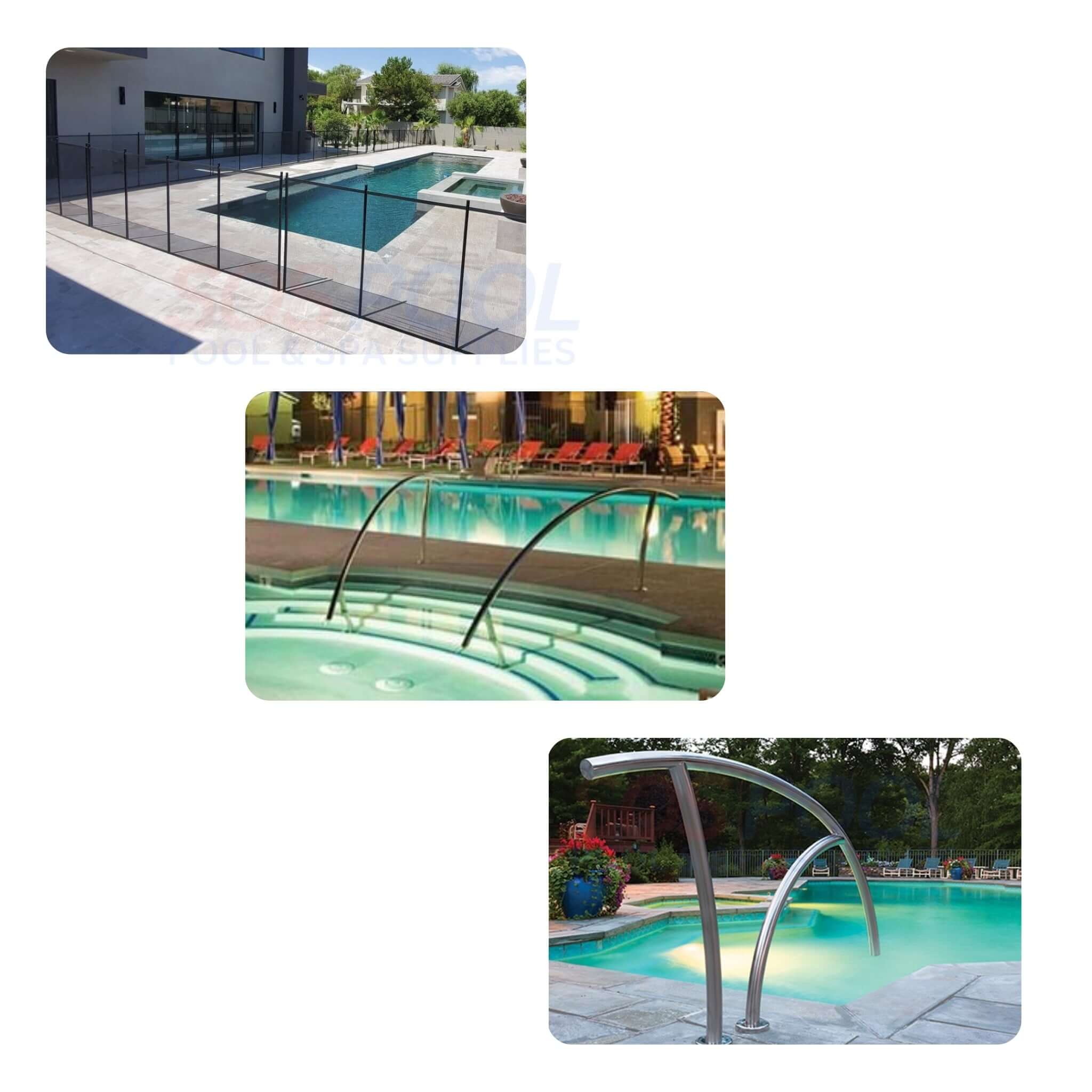 Ladders, Fences & Rails for Pool Access & Safety
