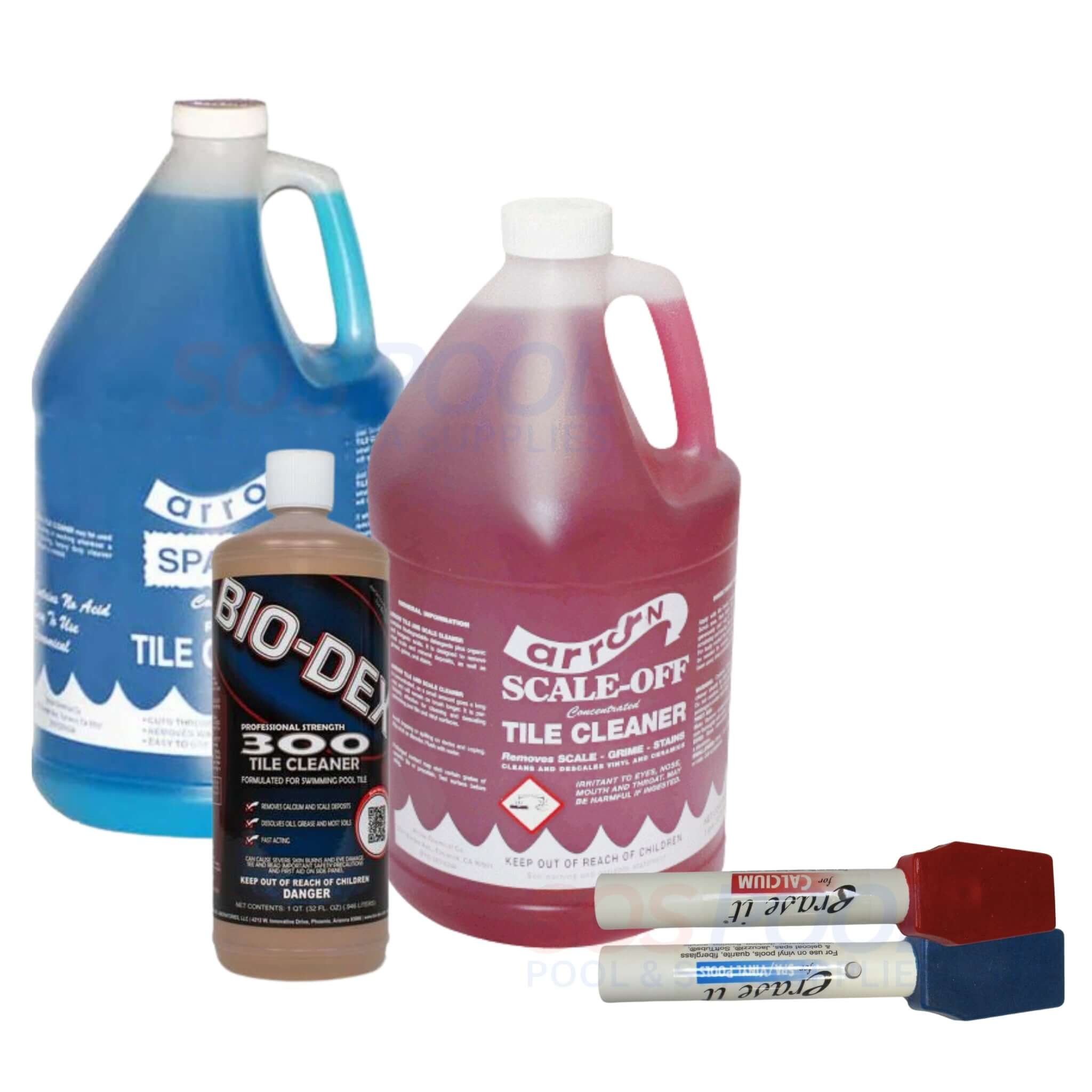 Tile Surface Cleaners for Pools and Spas