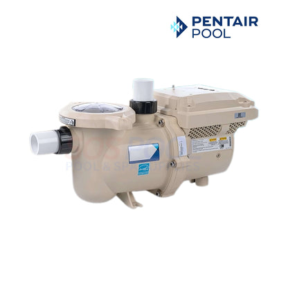Pentair IntelliFlo3 VSF Variable Speed Pool Pump 3.0 THP in beige, showcasing advanced pool technology and efficiency.