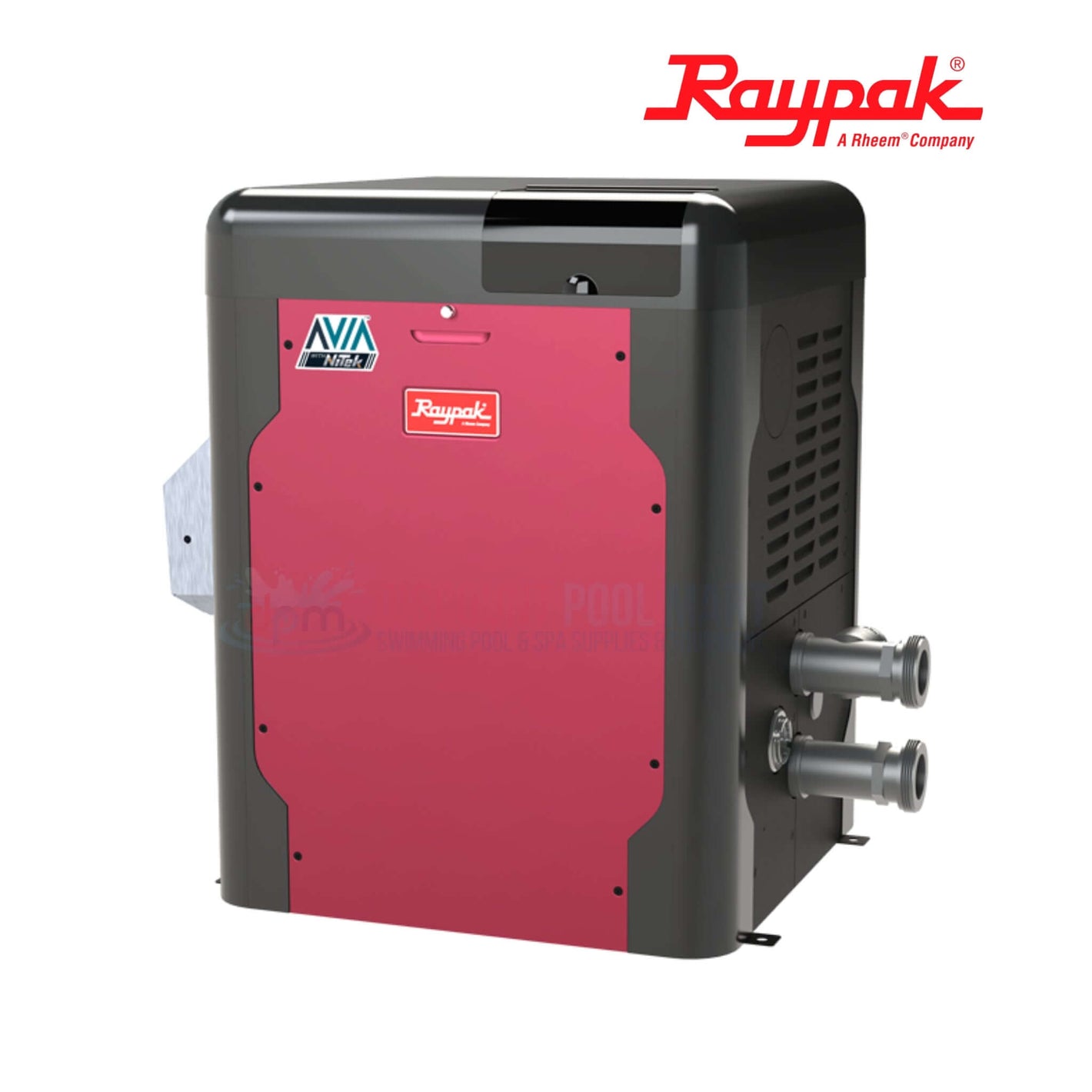Raypak Avia HD 404 Low NOx Pool Heater with NiTek technology - Efficient heating for pools and spas, SKU: 018045