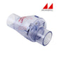 Magic Plastics 1" Slip x Slip Check Valve 0821-10C in clear, showcasing innovative design for pool supplies, ideal for irrigation.