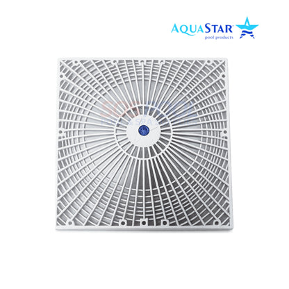 AquaStar 12" Square Retrofit MoFlow Suction Outlet Cover | R12MF101
