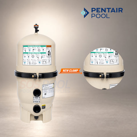 Pentair Cast Band Clamp Assembly (Replaces 190003) - Clean & Clear Plus / FNS Plus / Quad D.E. | 198102