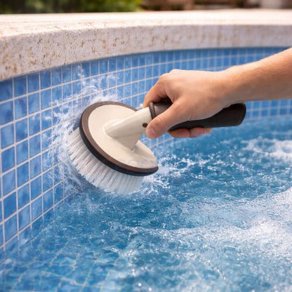 Kokido Spa Brush with Nylon Bristles & Telescopic Pole Connection | WB15CB
