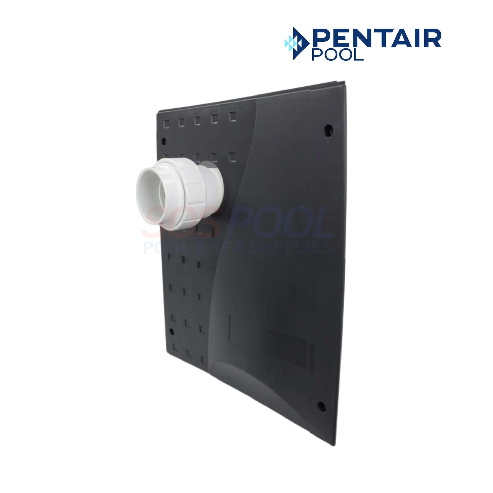 Pentair Direct Air Intake Duct 461031 for MasterTemp, showing black duct panel with 3-inch PVC connection for pool heating.