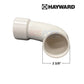 Hayward EcoFlo Street Sweep 90-Degree Elbow - 2 in. Spigot x Socket | EFC3220SW