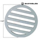 Swimables Deck Drain Cover | Gray | 3" | SW-95-990