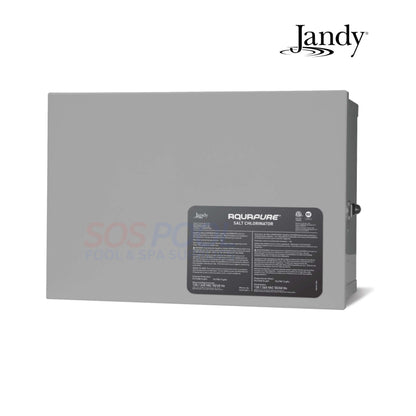 Jandy AquaPure Power Center APUREM, gray salt chlorine generator, ideal for swimming pool parts from SOS Pool supplies.