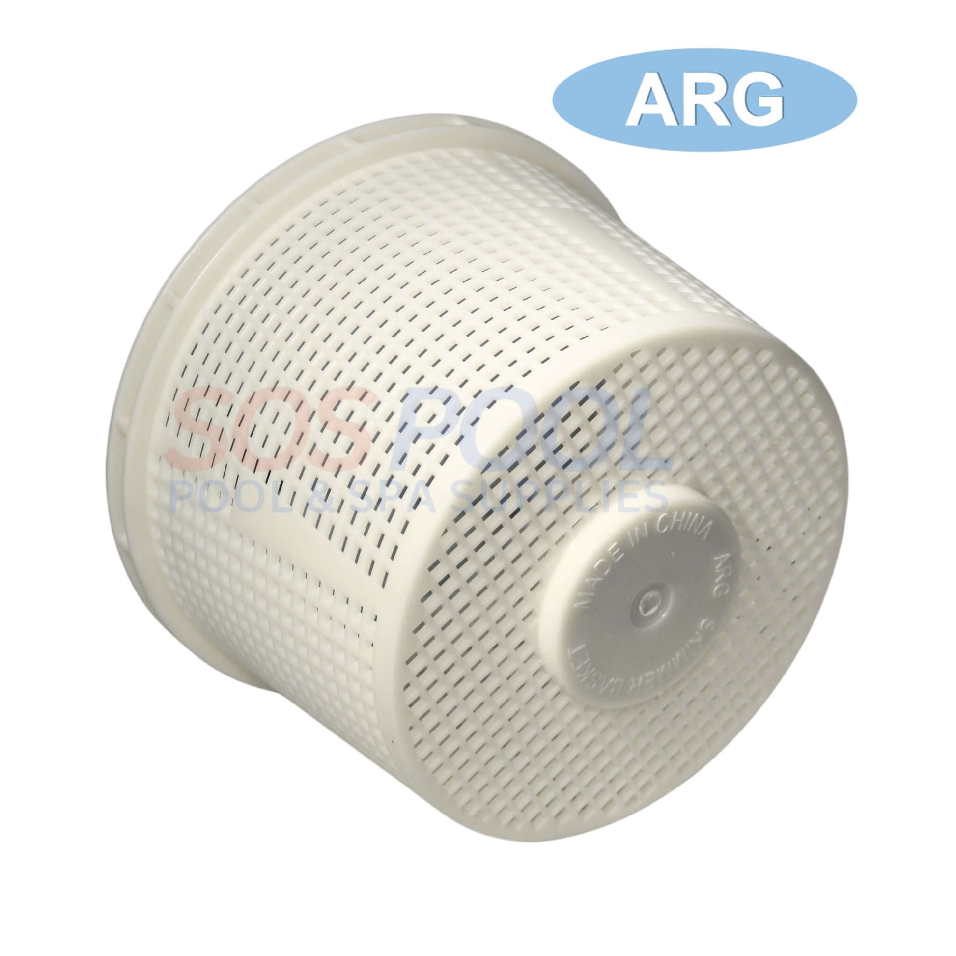 ARG Heavy Duty Skimmer Basket for Hayward Skimmers | SOS Pool BHD009, durable plastic design for debris capture.