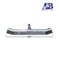 A&B 18" Curved Combo Pool Brush 3004 with stainless steel and nylon bristles for deep cleaning. SOS Pool supplies.