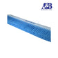 A&B 24" Curved Commercial Wall Brush 3020-R with nylon bristles for SOS pool cleaning and maintenance.