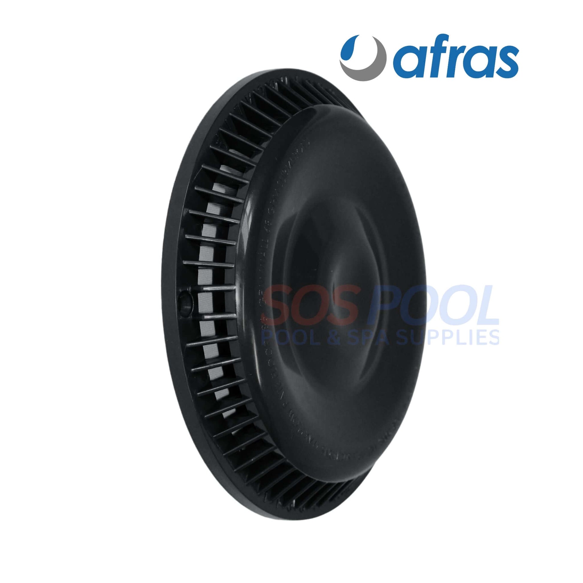 Afras Anti Vortex Drain Cover 11064BK in black, 7 3/8 inch, for pool safety and optimal water flow. SOS Pool.