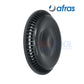 Afras Anti Vortex Drain Cover 7 3/8" dark gray for pools, VGB compliant, made from durable ABS plastic. SOS Pool.