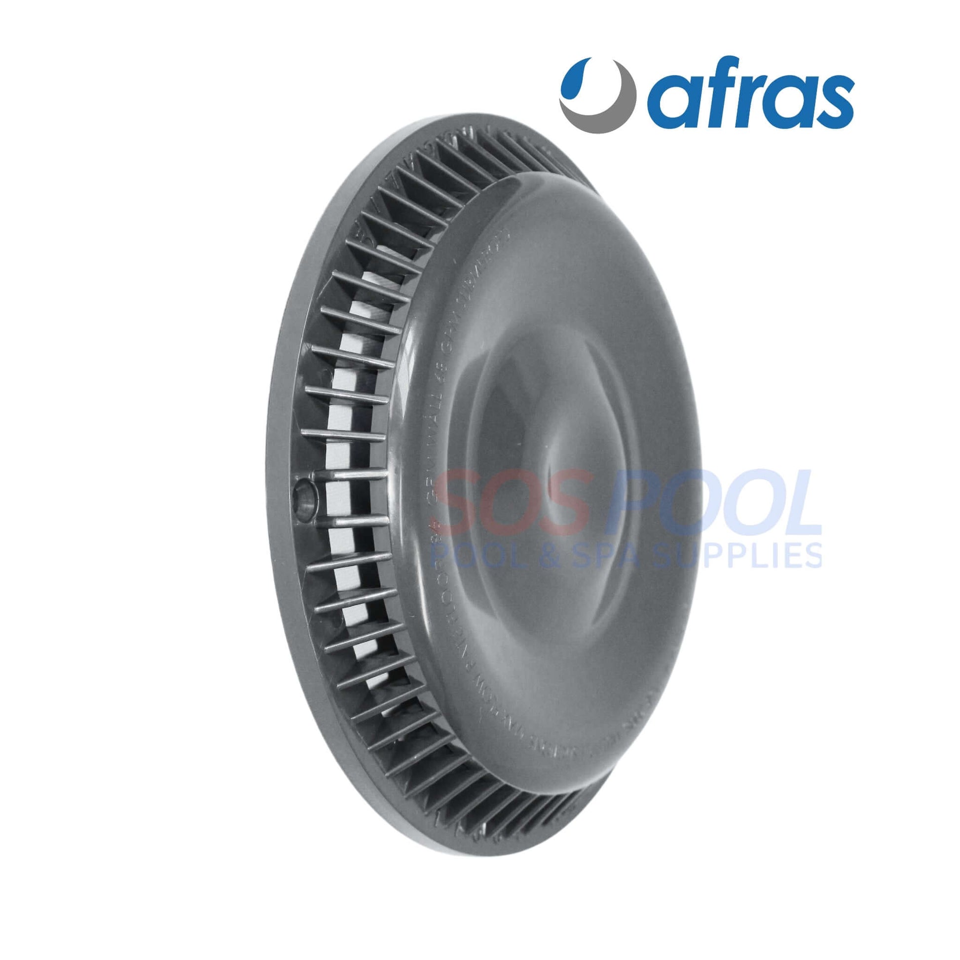 Afras Anti Vortex Drain Cover, light gray, 7 3/8-inch, model 11064LTGY, from SOS Pool for enhanced water flow and safety.