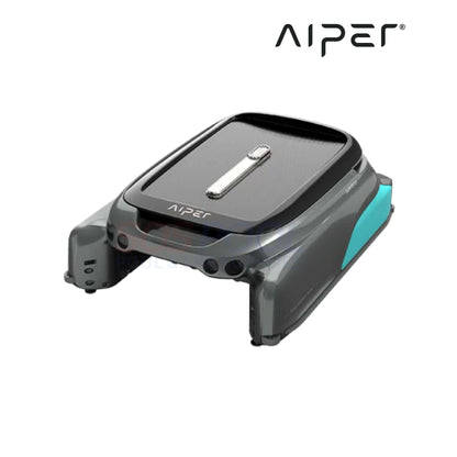 Aiper Cordless Robotic Pool Skimmer Surfer S1, model SOS Pool, efficient automatic pool cleaning device.