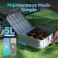 Aiper SOS Pool Cordless Robotic Pool Skimmer Maintenance Made Simple with 5L large capacity waste container.