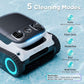 Aiper Scuba N1 Ultra Cordless Robotic Cleaner AI00426365001 showcasing 5 cleaning modes: Auto, Floor Only, Waterline, Eco, Wall Only.