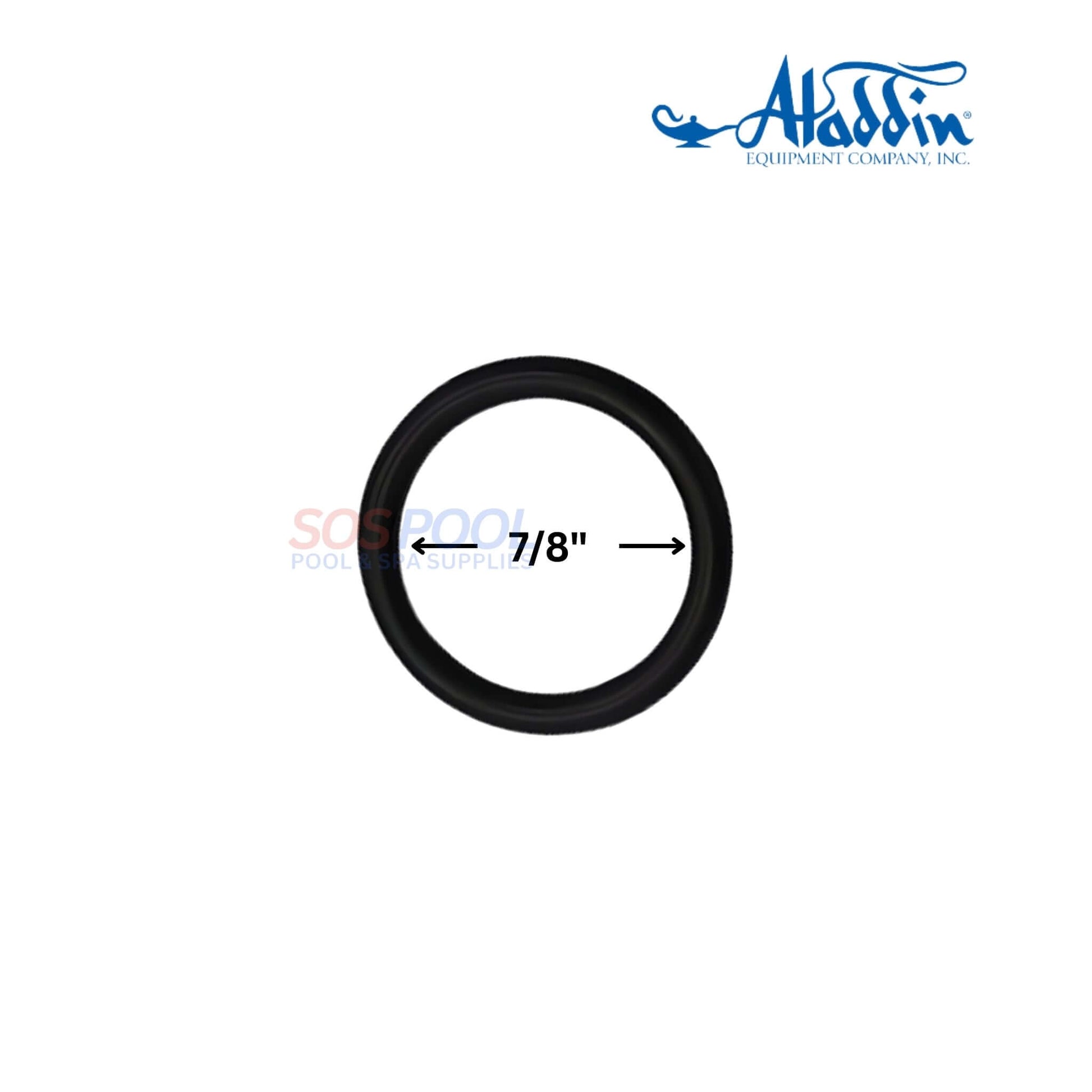 Black O-ring from Aladdin Compool Diverter Valve O-Ring Kit | O-536KIT, 7/8" diameter, ideal for SOS pool supplies.
