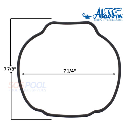 Aladdin O-Ring O-529 dimensions for Hayward TriStar and EcoStar pumps with SOS Pool logo for pool supplies.