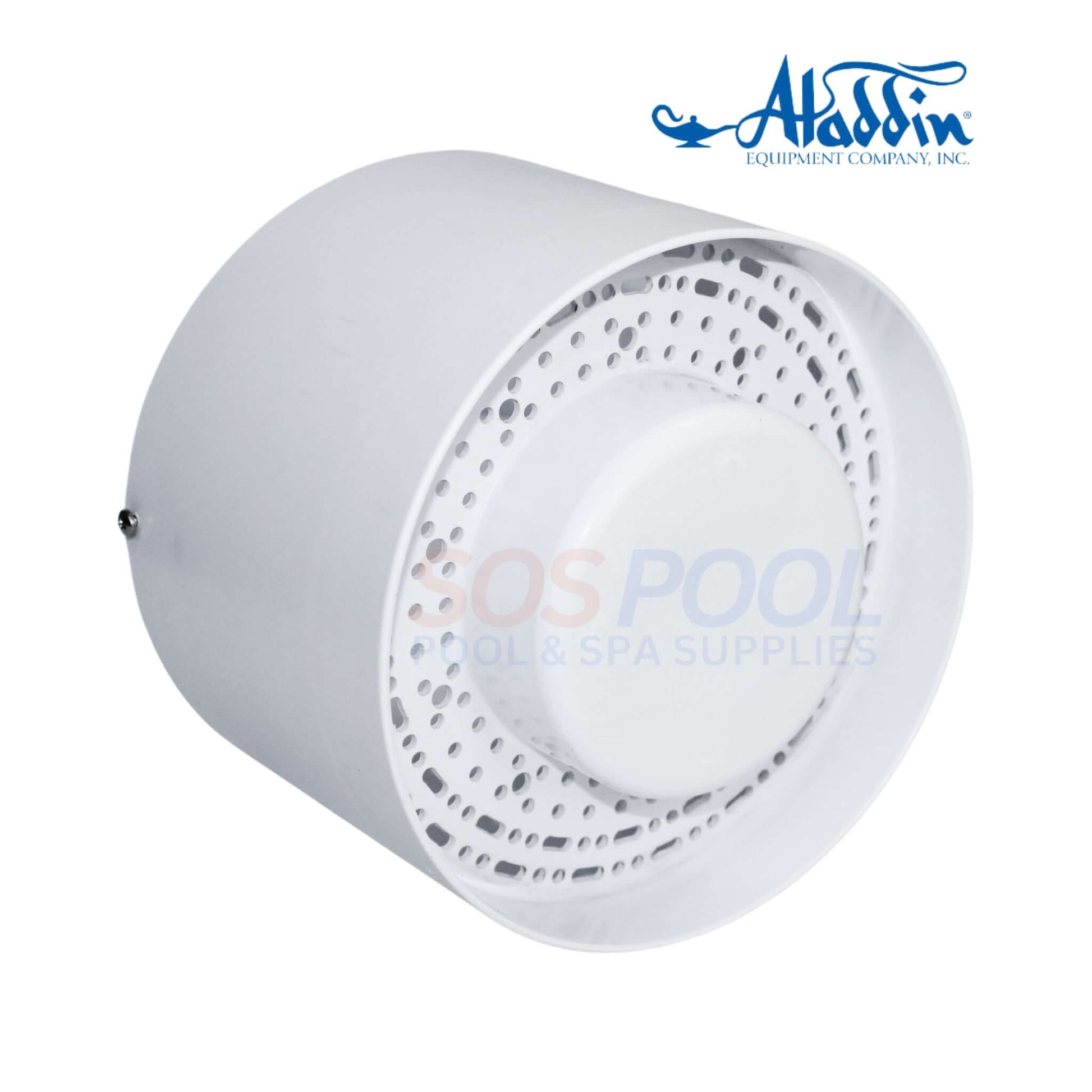 Aladdin B-104 Lily Pad Skimmer Float Basket for SOS Pool, durable, 7-7/8 inches diameter, efficient debris collection.