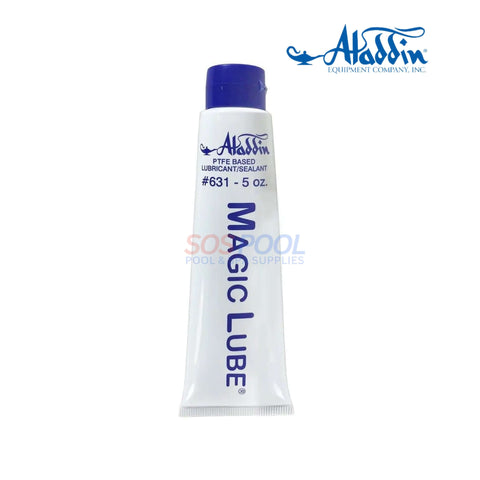 Aladdin Magic Lube Teflon Lubricant for Swimming Pool O-Rings, 5oz, SOS Pool, waterproof and chemical resistant.