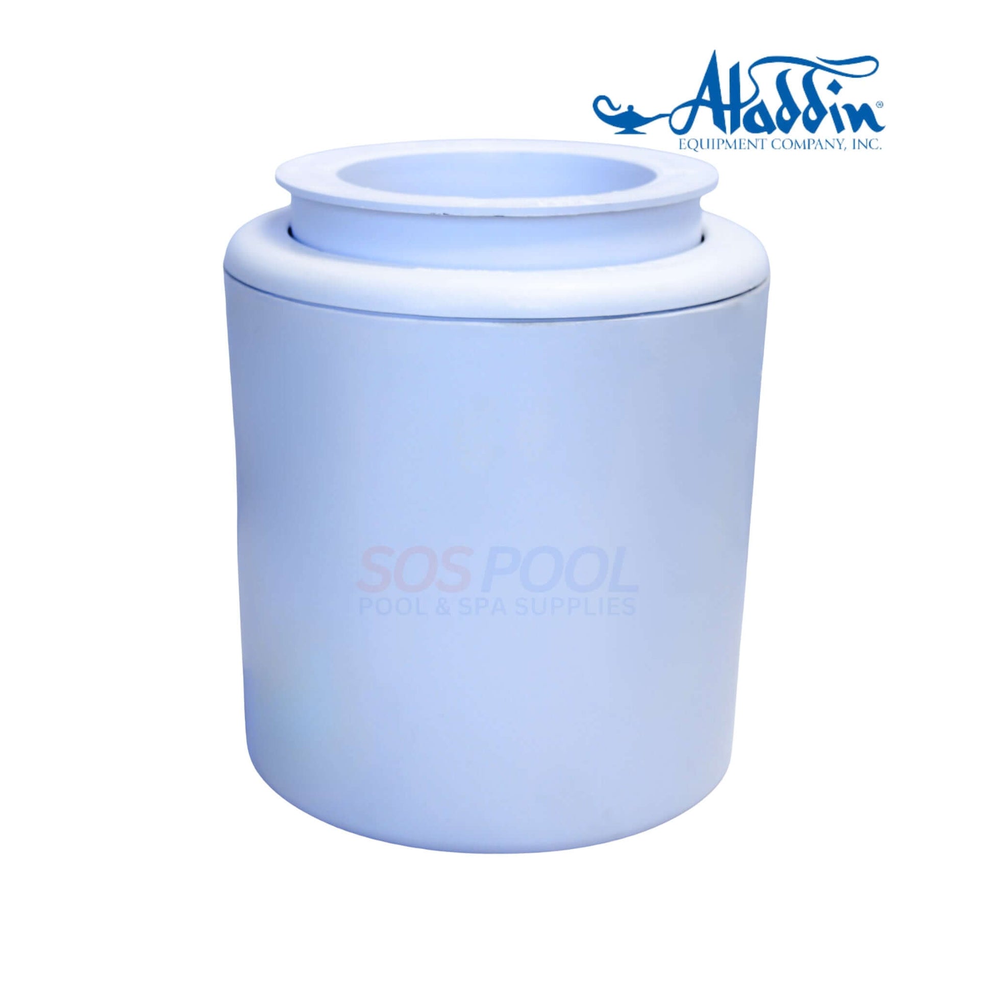 Aladdin No Niche Complete Pond Skimmer | 750/750B shown from the front, white color, used for reliable debris removal in pools.