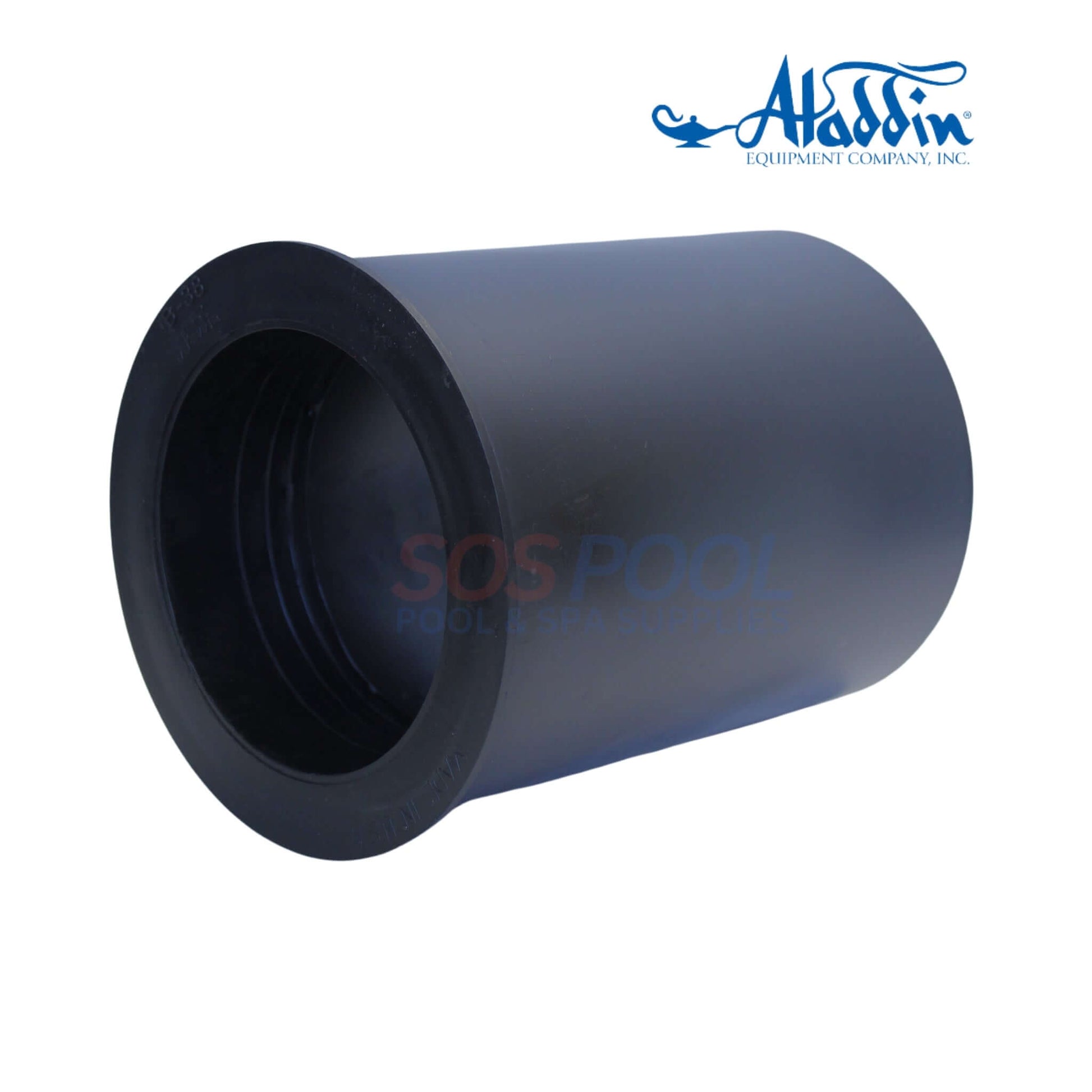 Aladdin No Niche Complete Pond Skimmer | 750/750B black cylindrical skimmer body, sturdy design for reliable debris removal, SOS Pool supplies.