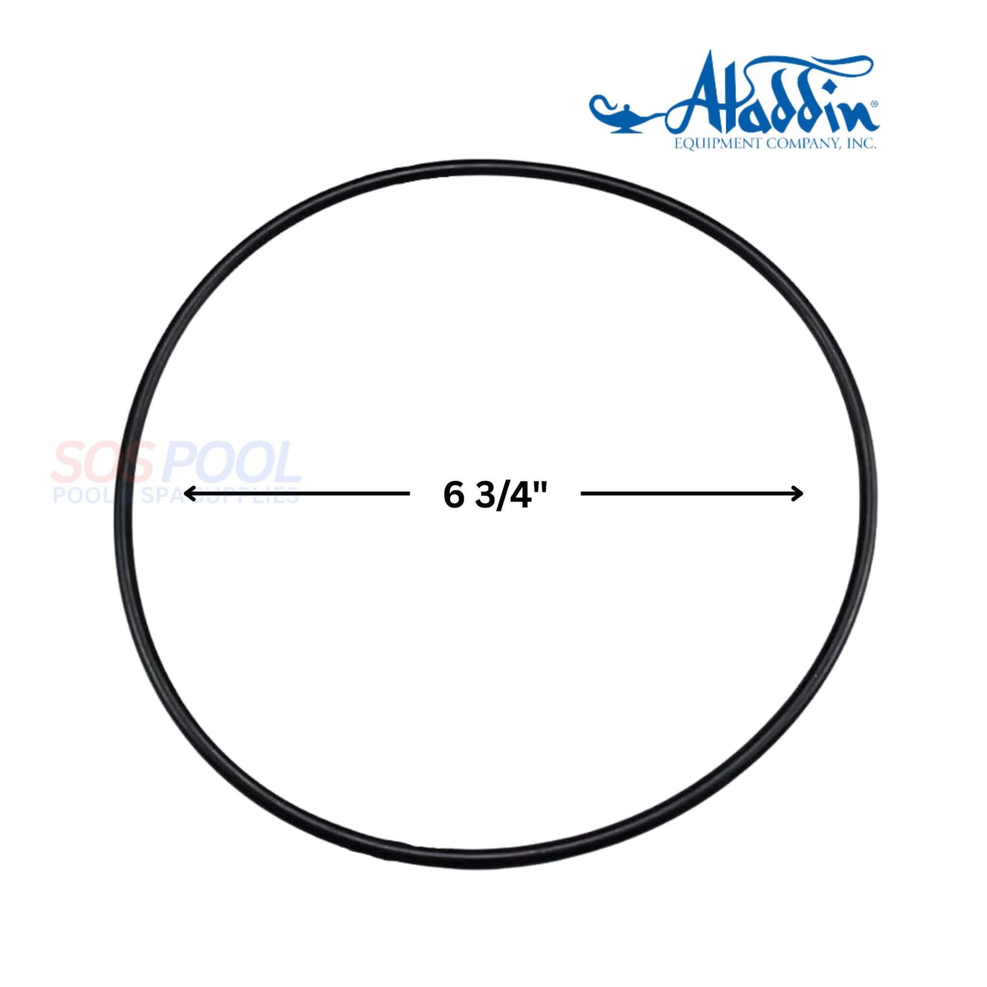 Aladdin O-Ring Kit For Pentair Purex 2000 | RO-KIT462 black rubber O-ring measuring 6 3/4" for pool filtration systems by SOS Pool.