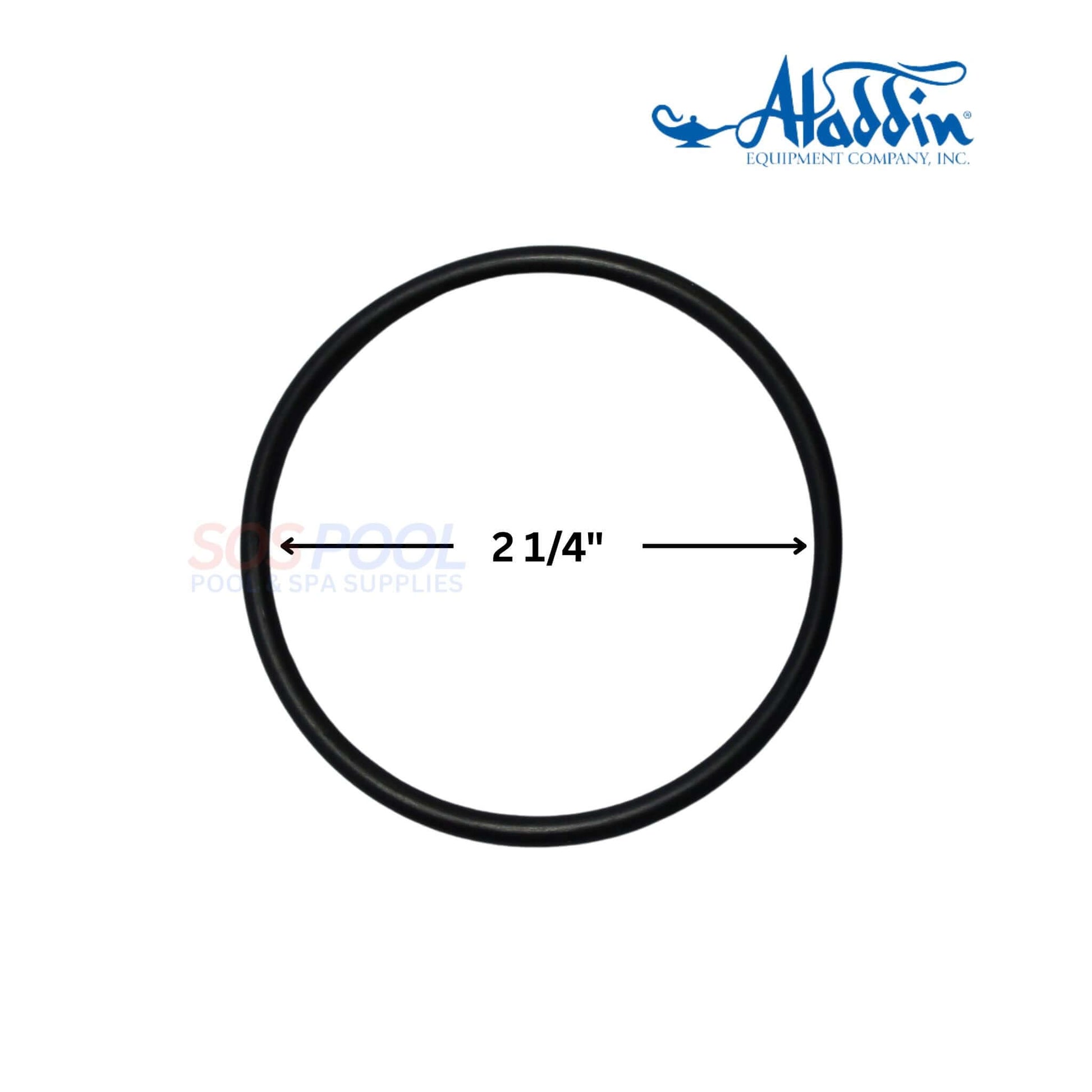Aladdin O-Ring Kit For Pentair Purex 2000 | RO-KIT462, black O-ring measuring 2 1/4", perfect for swimming pool maintenance.