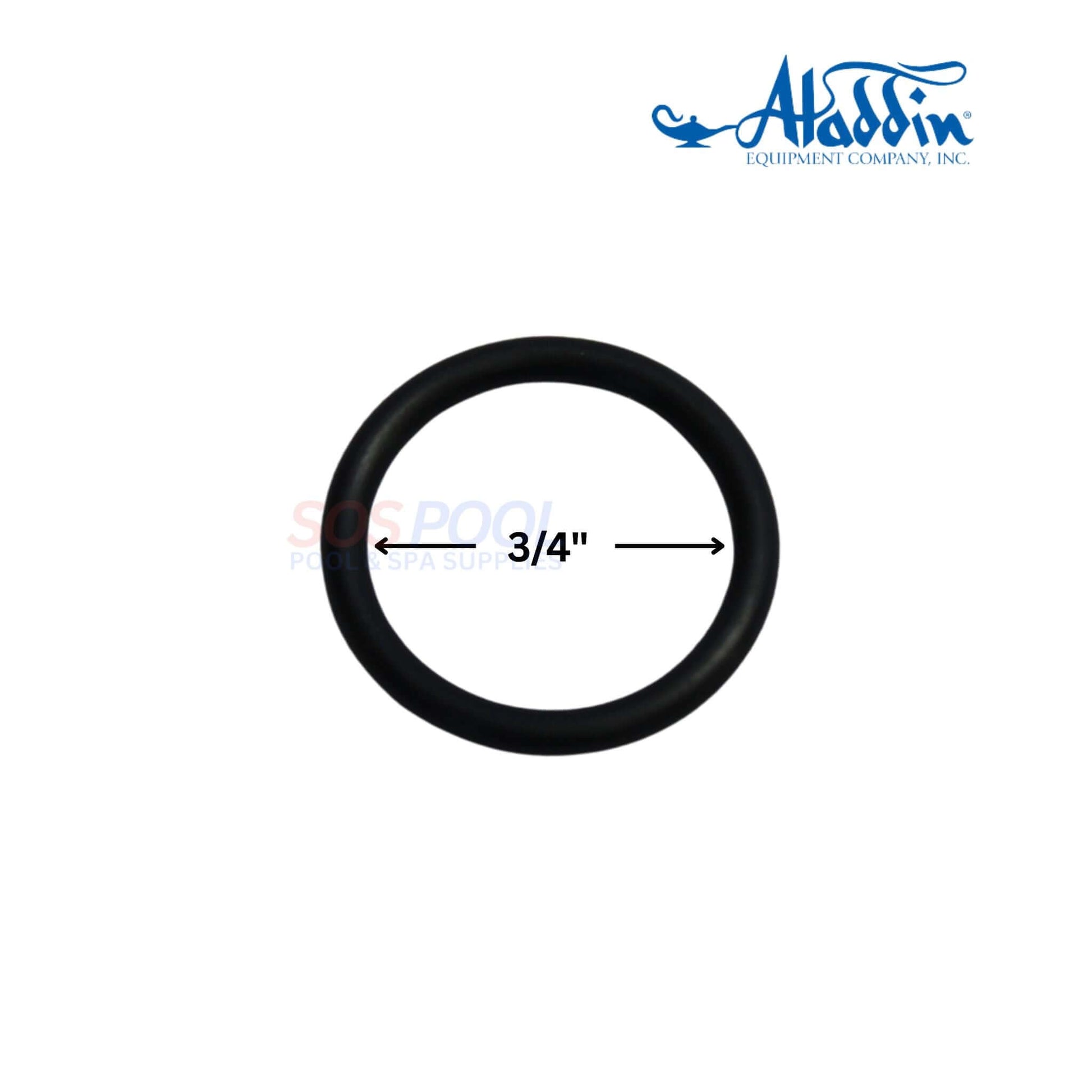 Aladdin O-Ring Kit For Pentair Purex 2000 | RO-KIT462 black O-ring with 3/4" diameter, perfect for pool filtration systems, SOS Pool.