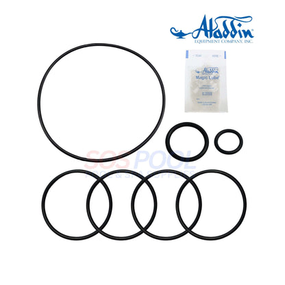 Aladdin O-Ring Kit For Pentair Purex 2000 | RO-KIT462 with multiple black O-rings and Magic Luber, from SOS Pool supplies.