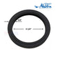 Aladdin Pentair Spa Light Lens Gasket | 79108500 | O-344, black silicone gasket 4 1/4" diameter for pool lights, SOS Pool supplies.