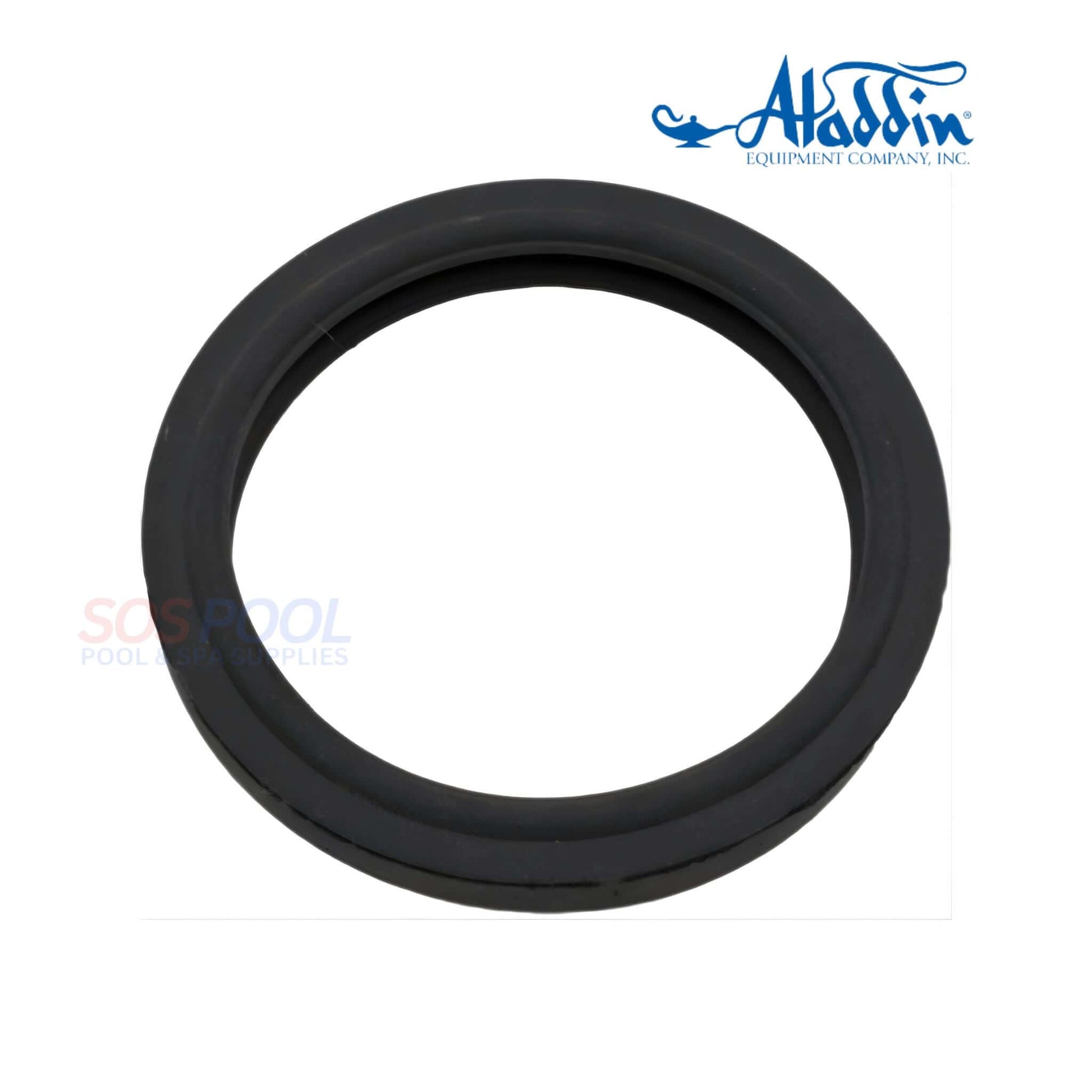 Aladdin Pentair Spa Light Lens Gasket | 79108500 | O-344, black silicone seal for spa light fixtures, SOS Pool supplies.