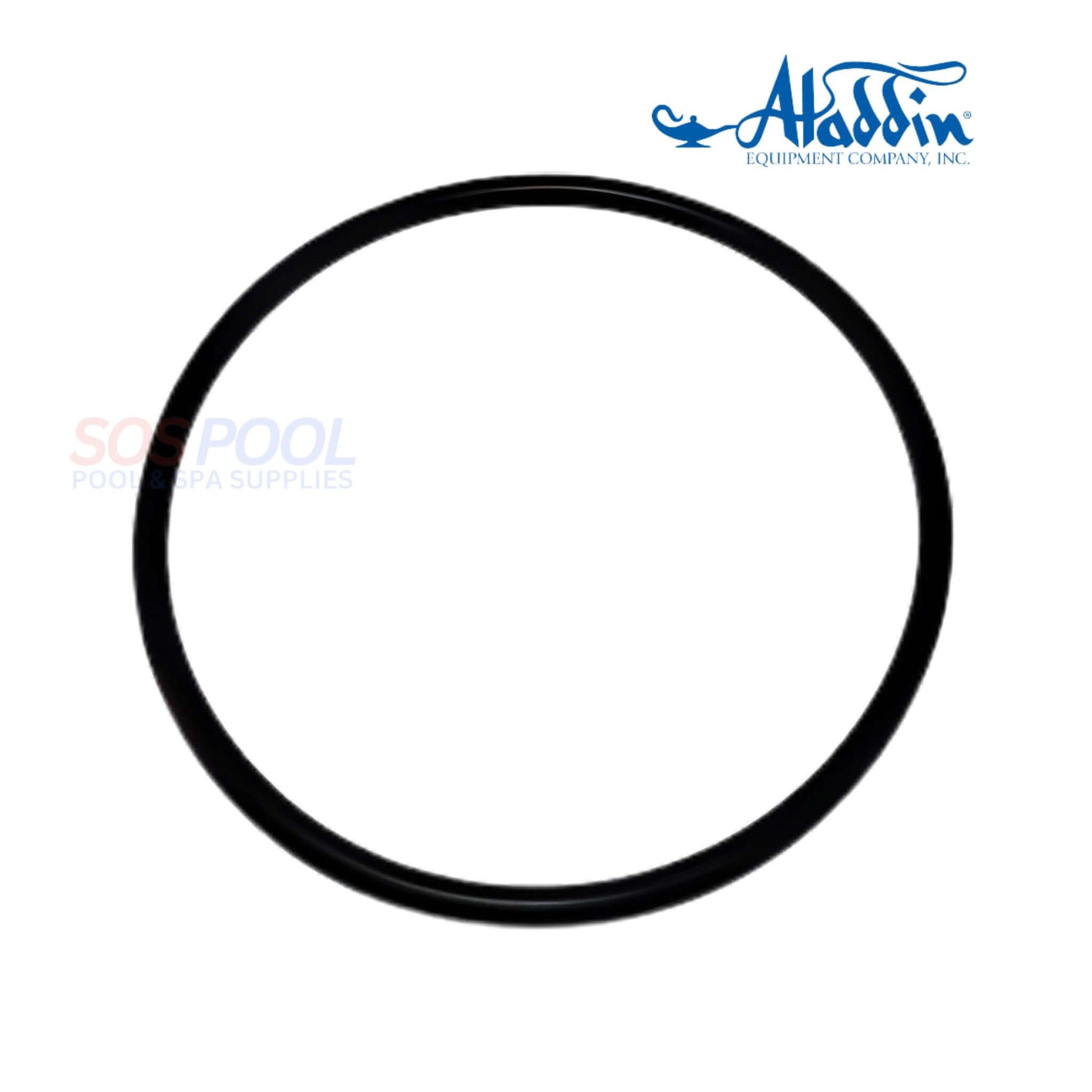 Aladdin Pentair Ultra Flo Lid O-Ring | 39300300 | O-136  in black, showing a circular design for pool pump lids, SOS Pool supplies.
