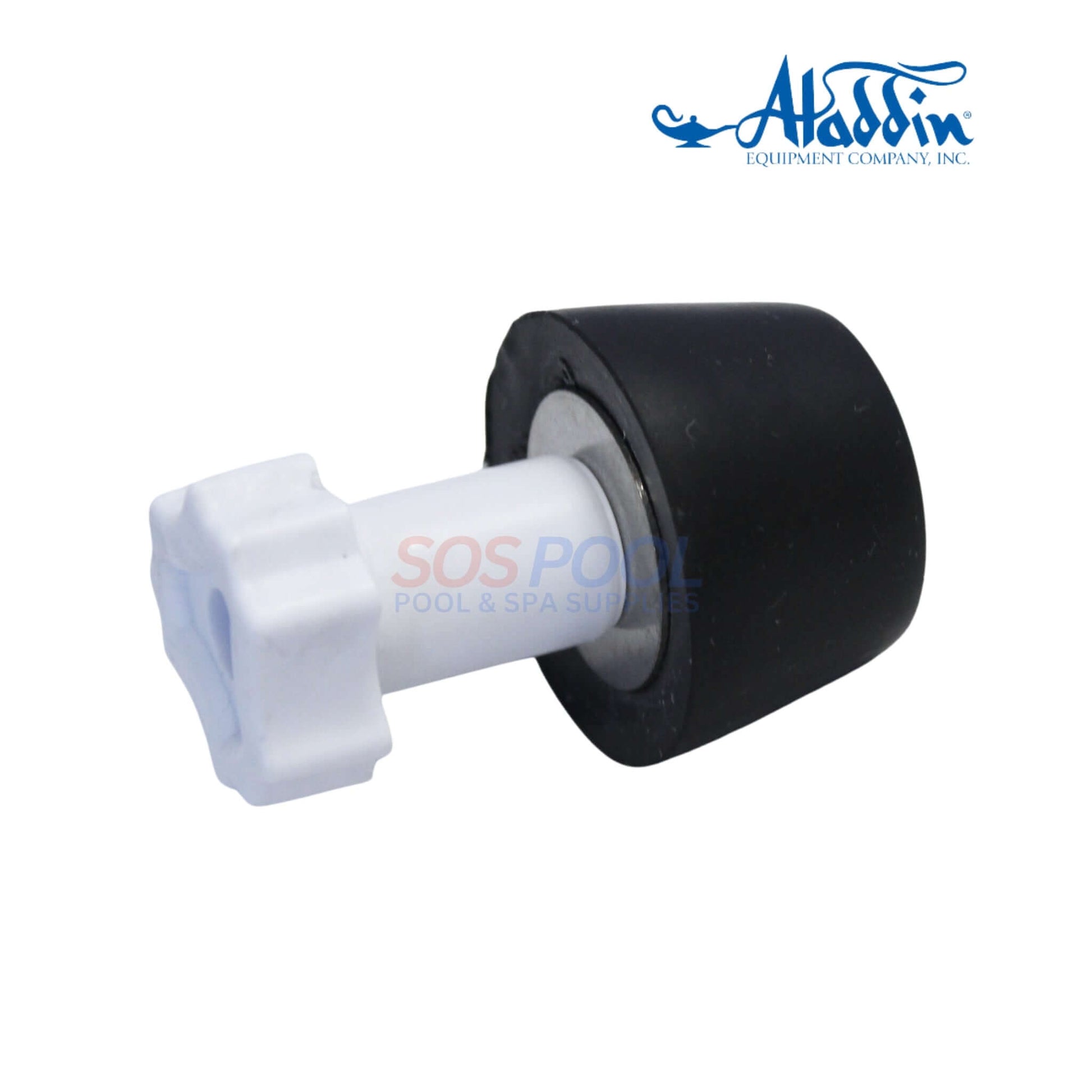 Aladdin Pressure Test Rubber Plug 1.5" | 800-10, black and white, used for sealing swimming pool plumbing lines, SOS Pool supplies