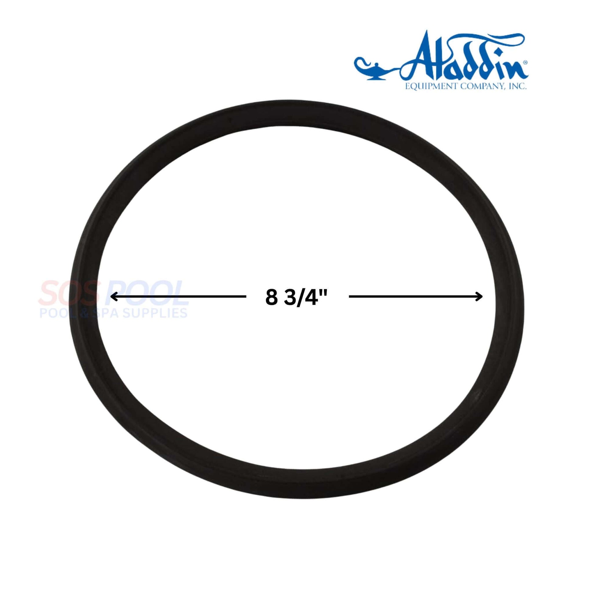 Aladdin Star-Clear Filter Head O-Ring | CX250F | O-305, black gasket, 8 3/4" diameter for pool filters, chemical-resistant.