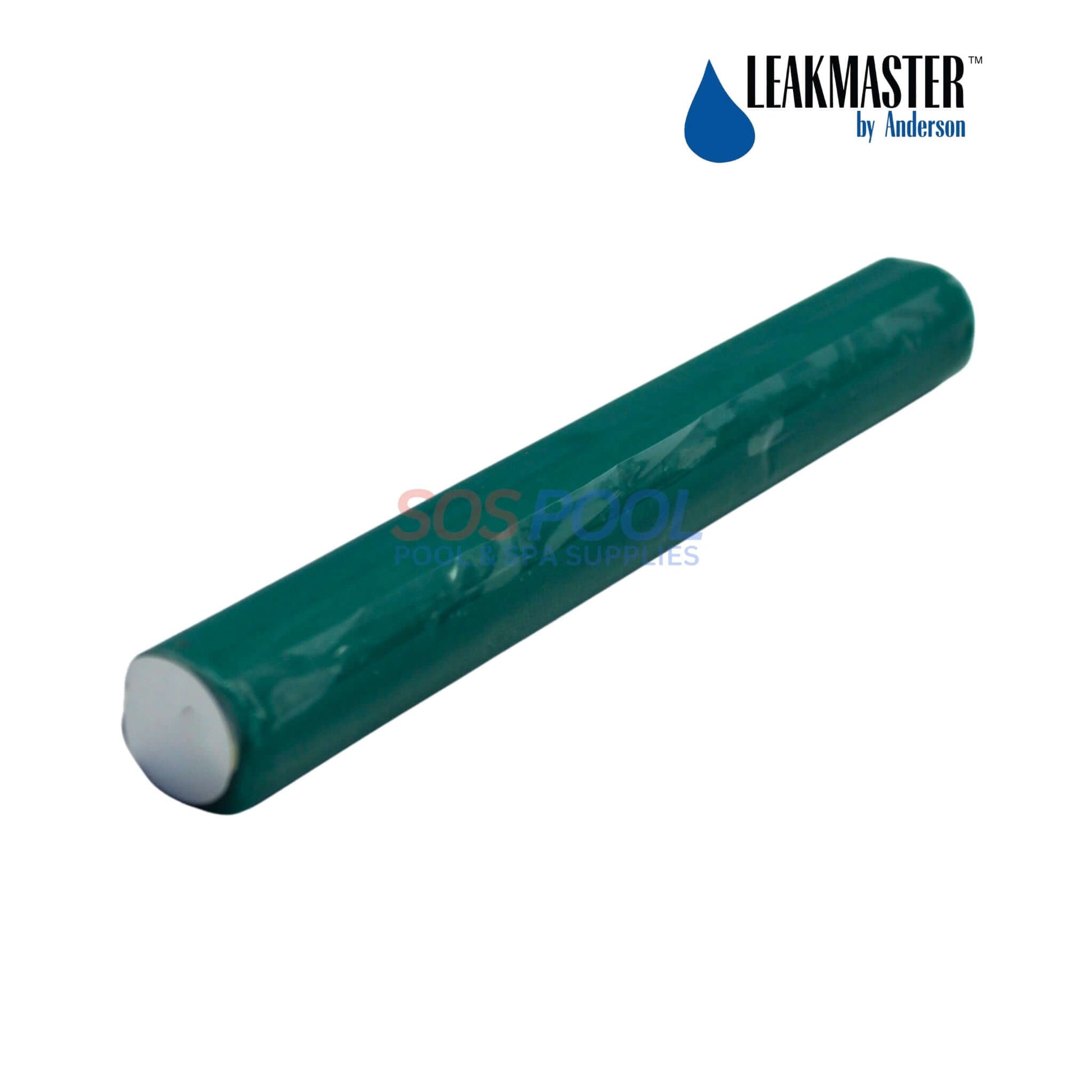 Anderson LeakMaster Epoxy Pool Repair Putty 4oz | PP701 in teal color, ideal for sealing cracks in pools from SOS Pool supplies.