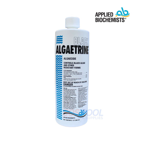 Applied Biochemists Black Algaetrine Algaecide for pools, 32 oz, effective against black algae, SOS Pool solution.