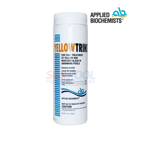 Applied Biochemists Yellowtrine 3lbs for effective yellow and mustard algae removal in all pool types by SOS Pool.