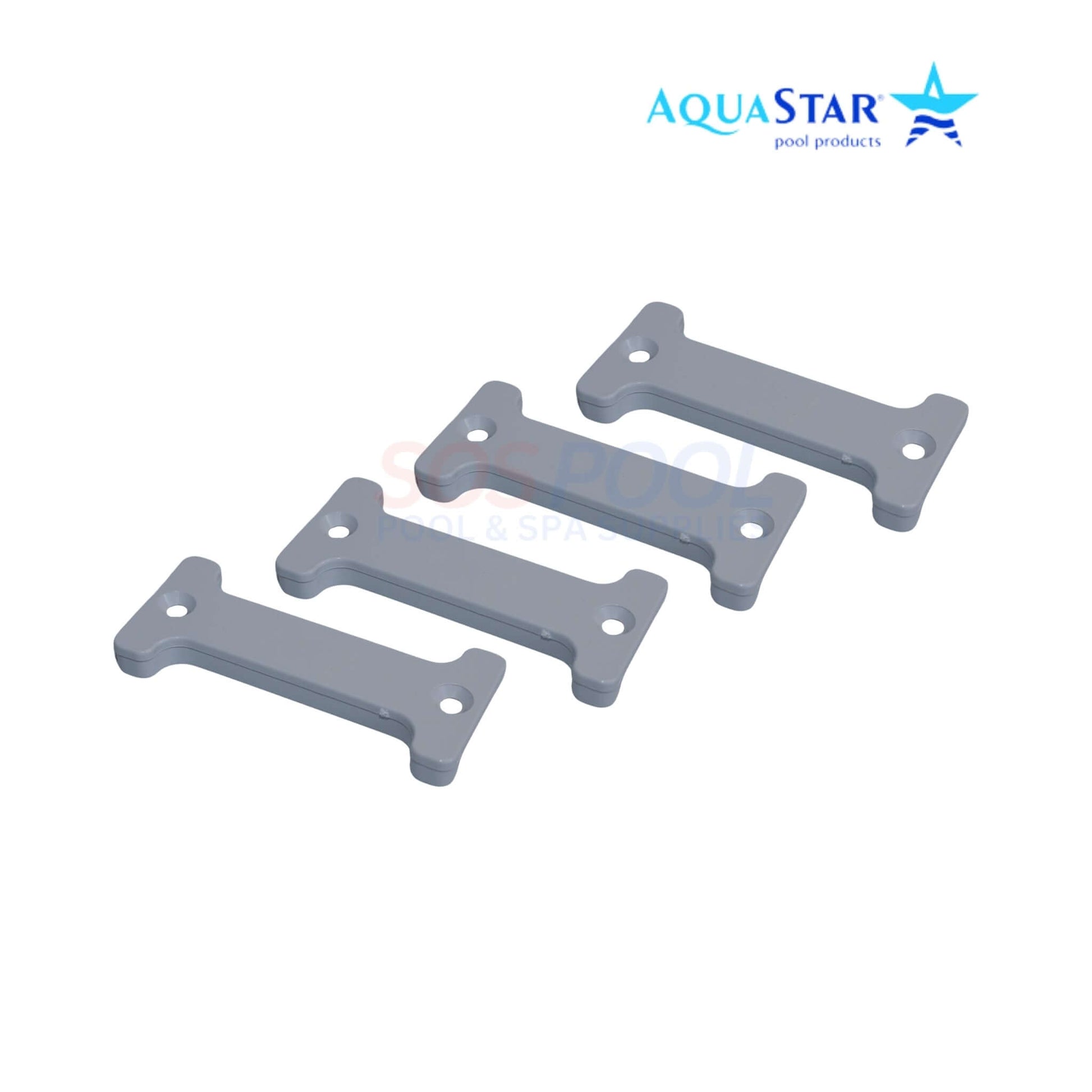 AquaStar pool product accessories, including gray connectors, designed for efficient installation. SKU: 32CDFLFR103.