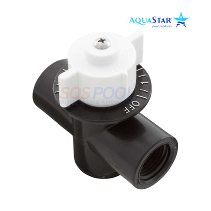 AquaStar Control Valve CH1019 for ChemStar CH100, 0.5" for efficient chlorine flow. SOS Pool quality.