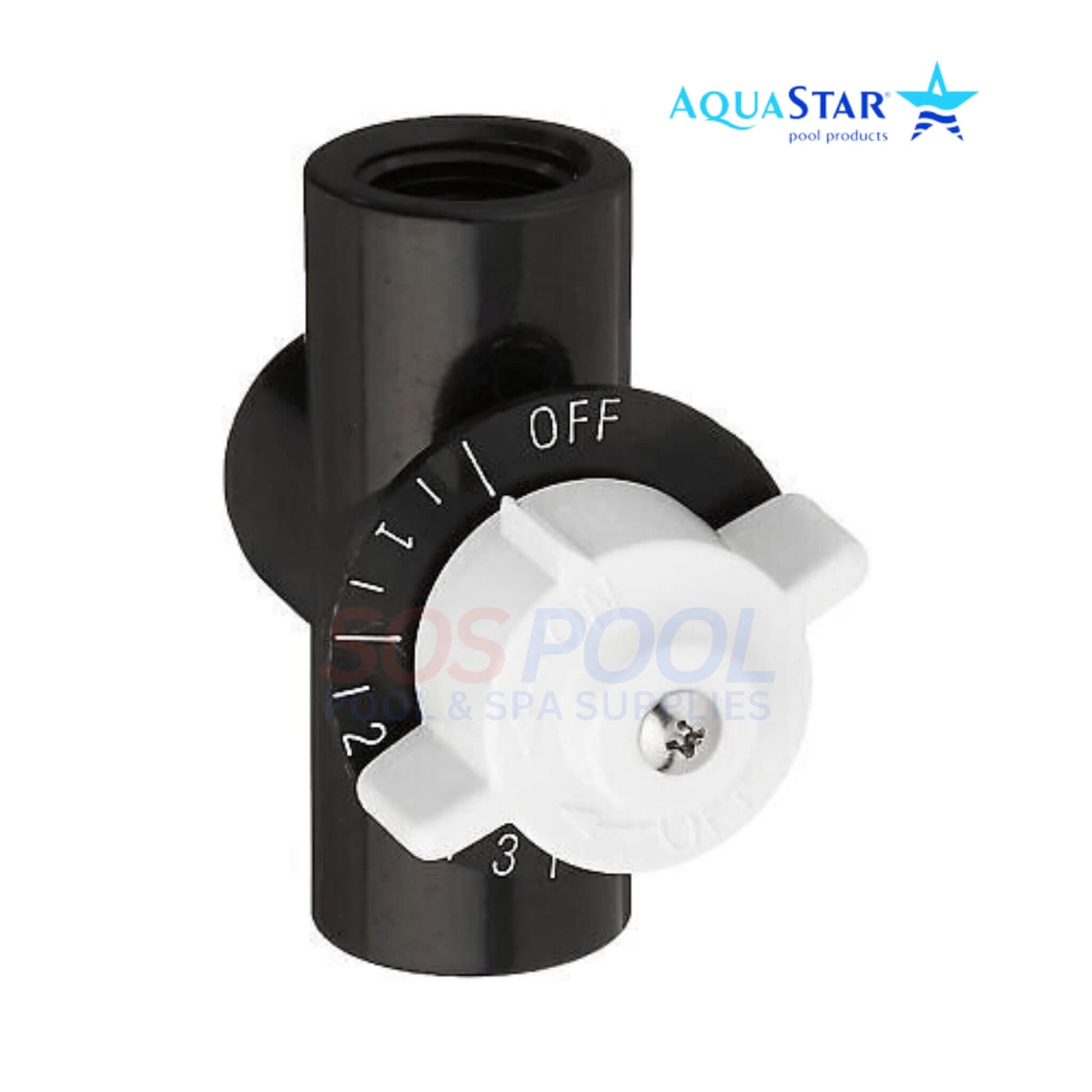 AquaStar Control Valve for ChemStar CH100, 0.5 inch, high quality valve by SOS Pool for pool water treatment.