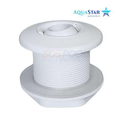 AquaStar Extended Return Fitting with Gasket & Eyeball 2" for swimming pools, SKU 1020F101, available at SOS Pool.