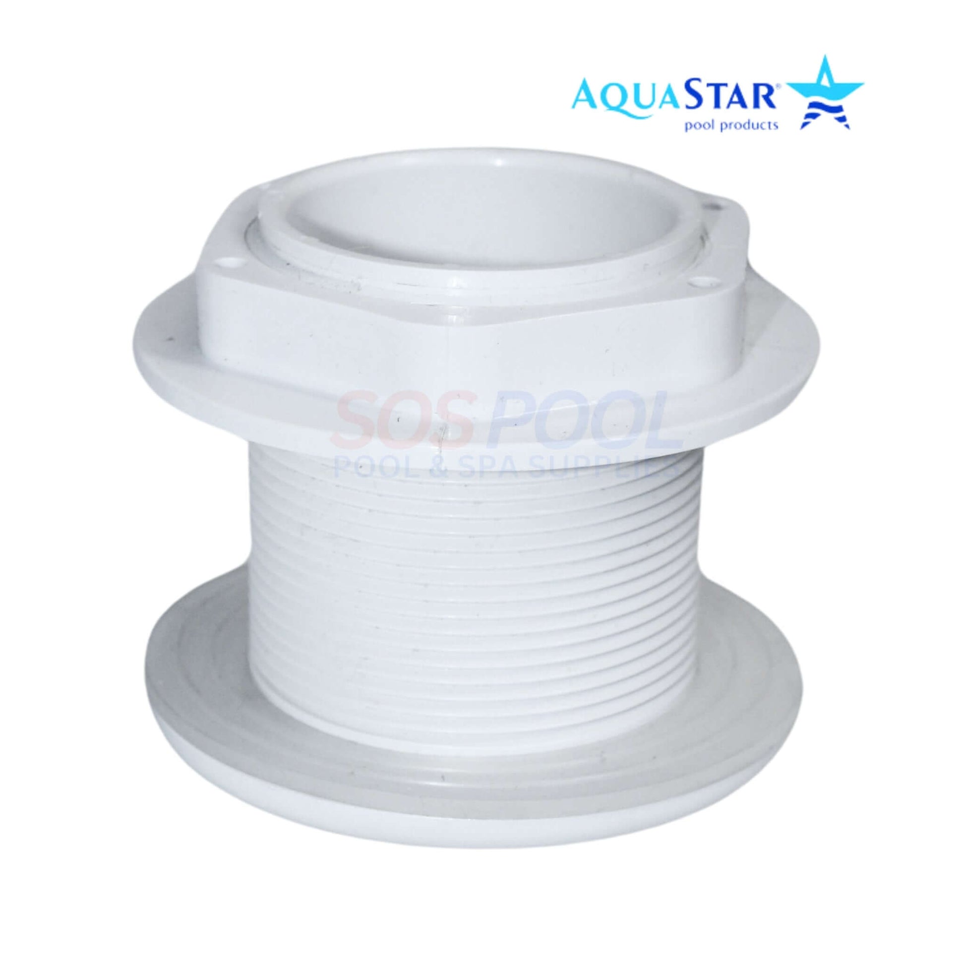 AquaStar Extended Return Fitting with Gasket & Eyeball for swimming pools, 2" fitting, SKU 1020F101 by SOS Pool.