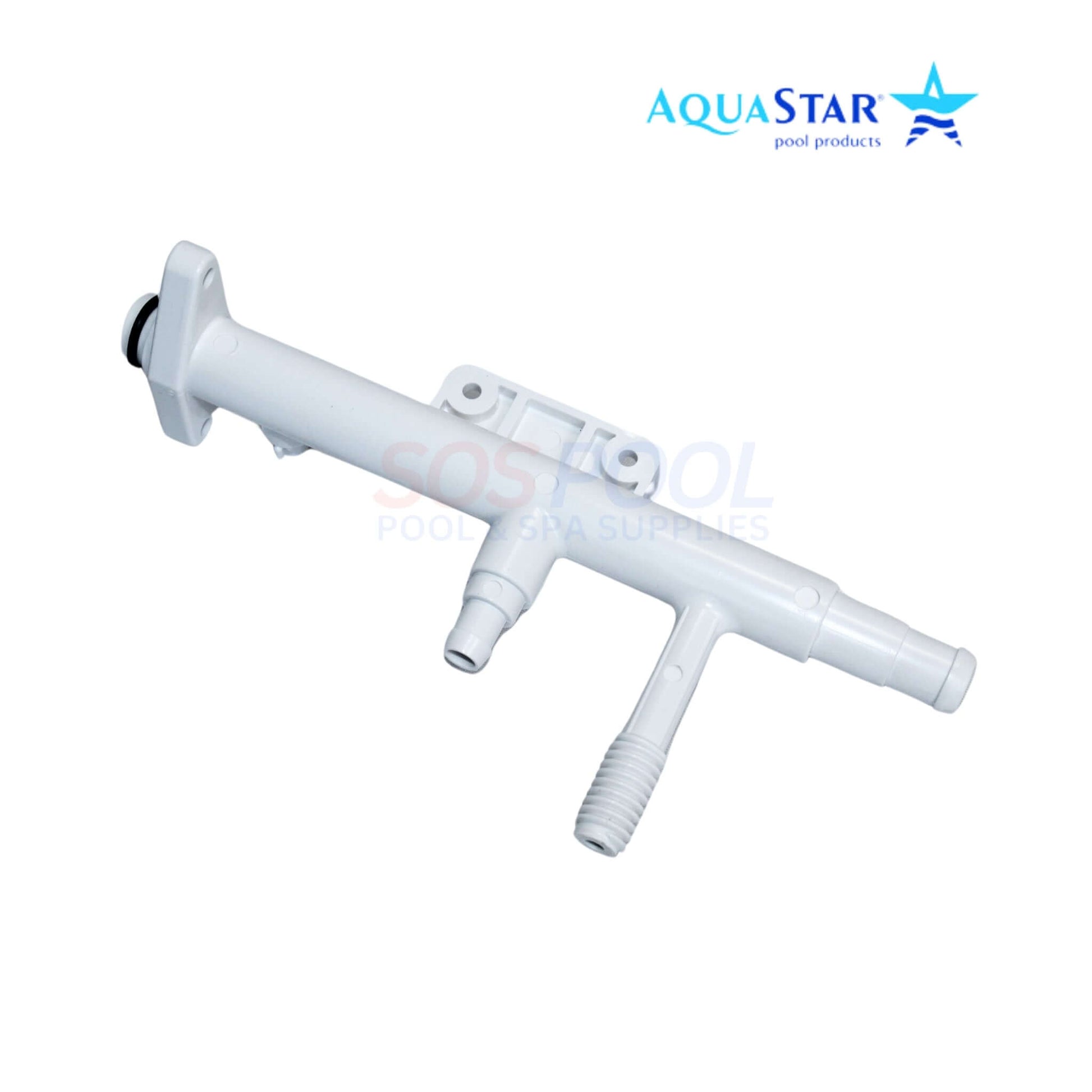 AquaStar Feed Pipe with Elbow for Polaris 280, K30, P2048, essential for optimal water flow. SOS Pool Supplies.