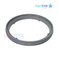 AquaStar CC8103 gray suction outlet cover for pools and spas, durable, UV-resistant, 8-inch round design - SOS Pool.